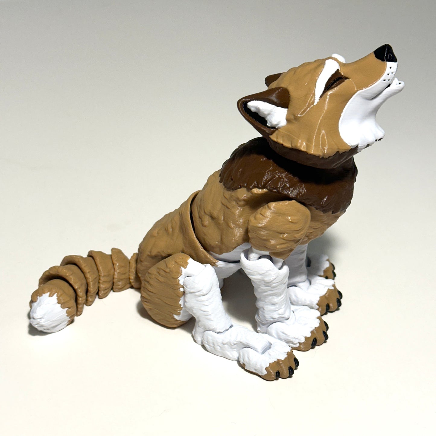 Flexi Wolf - 3D Printed Articulating Figure