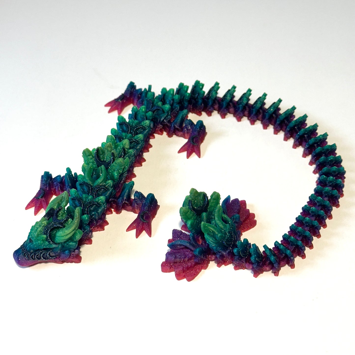 Large Lunar Dragon - 3D Printed Articulating