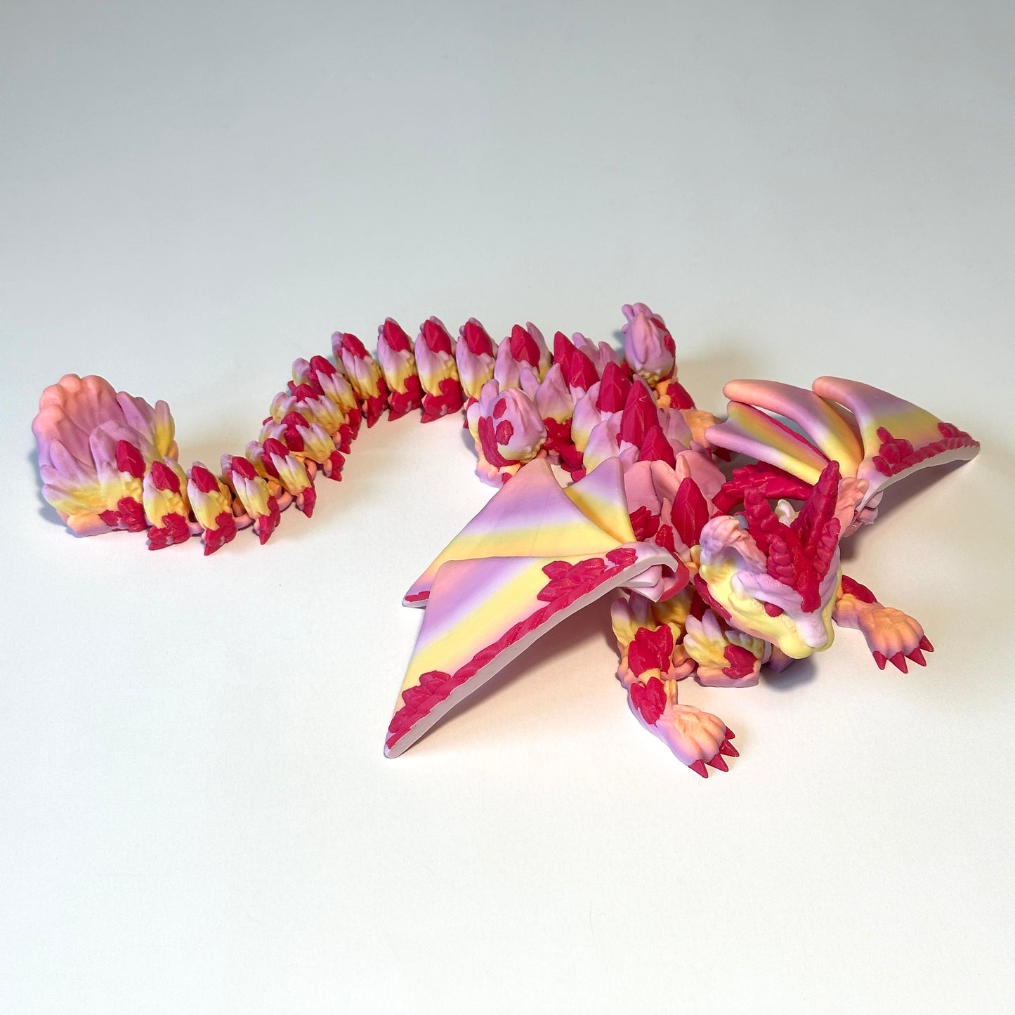 Cat Dragon - 3D Printed Articulating Figure