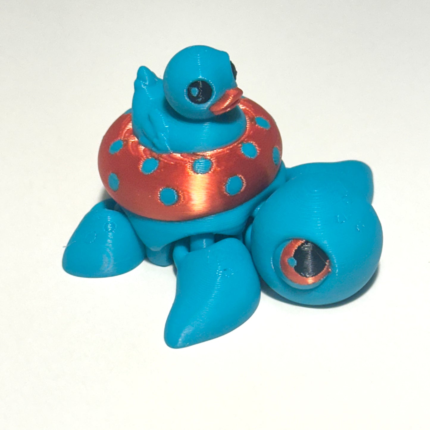 Floaty Duck Turtle - 3D Printed Articulating Figure