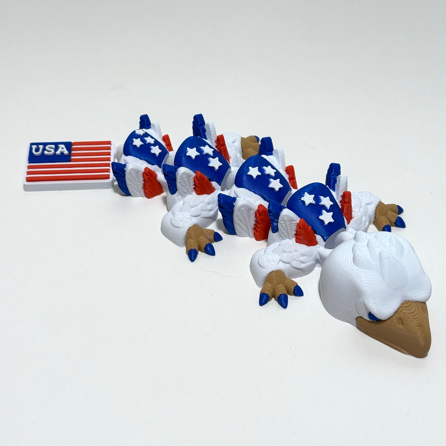 Baby Eagle Dragon - 3D Printed Articulating Figure