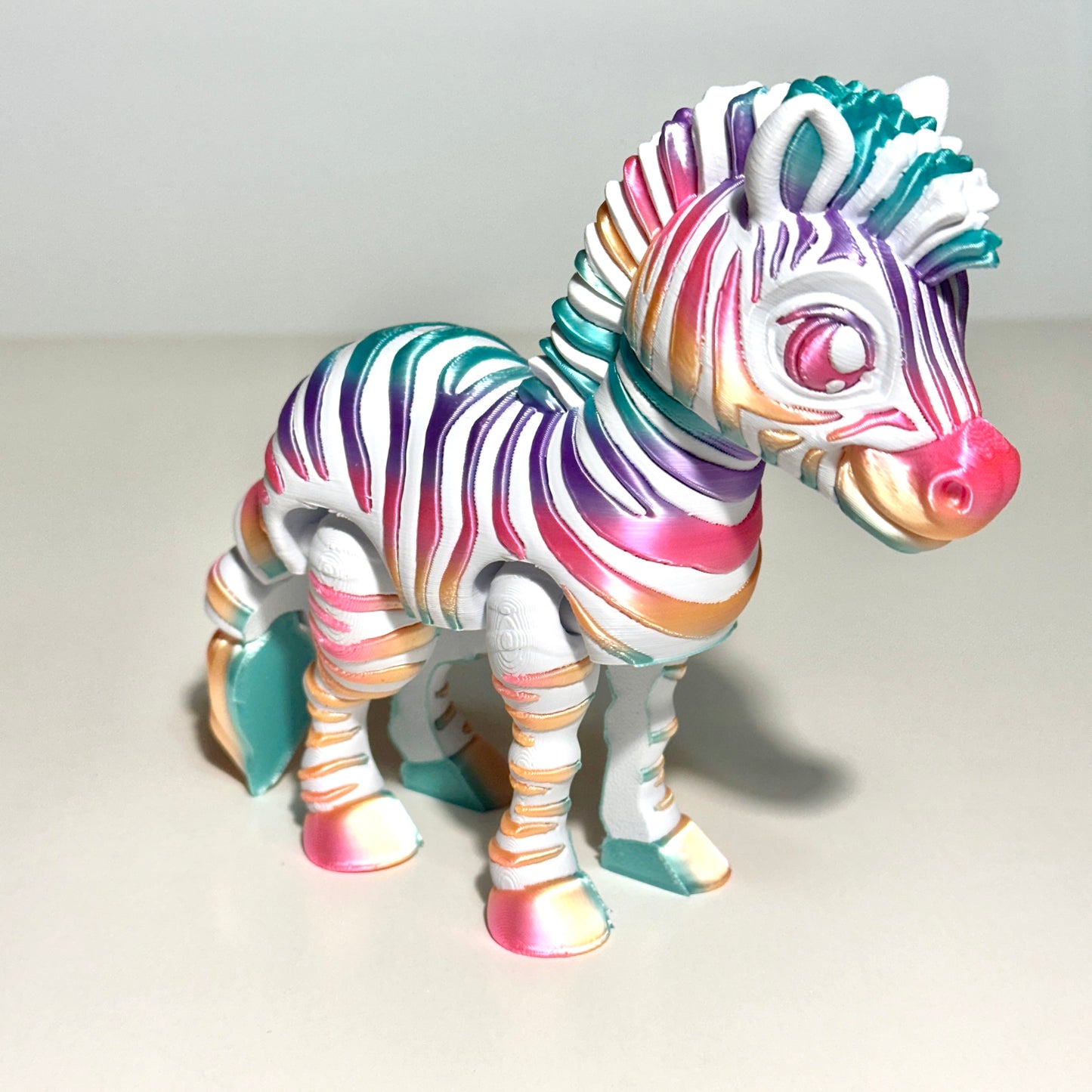 Flexi Zebra - 3D Printed Articulating Figure