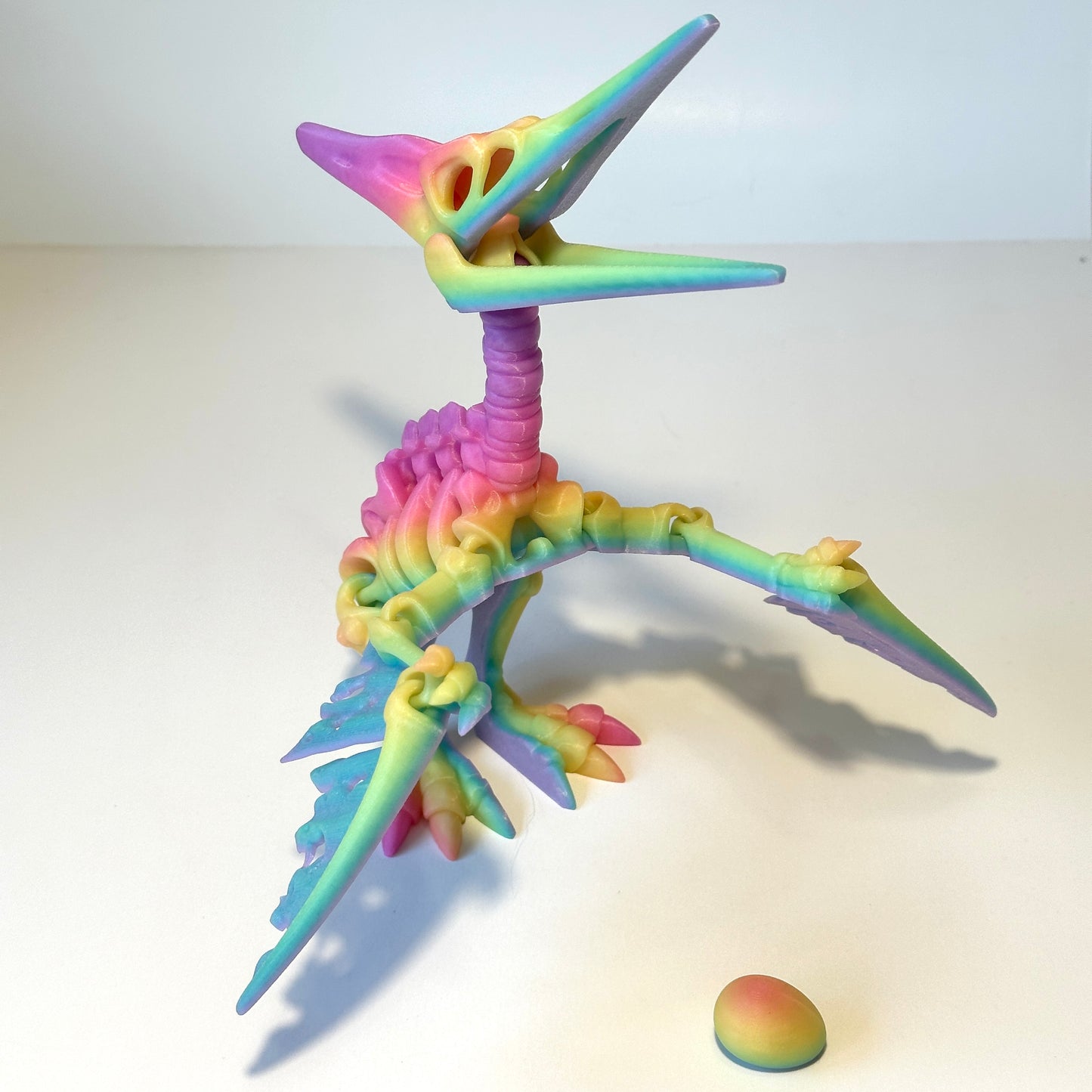 Giant Skeleton Pteranodon - 3D Printed Articulating Figure