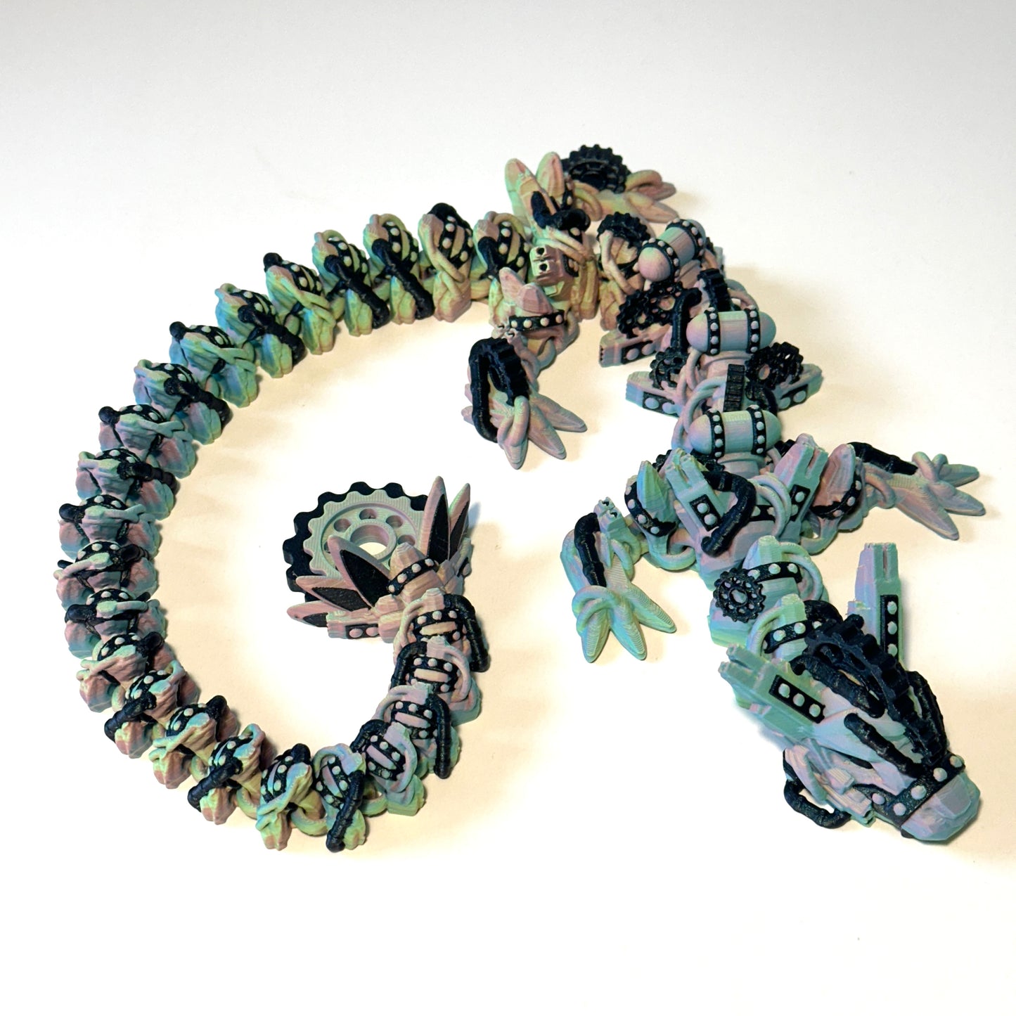 Steam Punk Dragon - 3D Printed Articulating Figure
