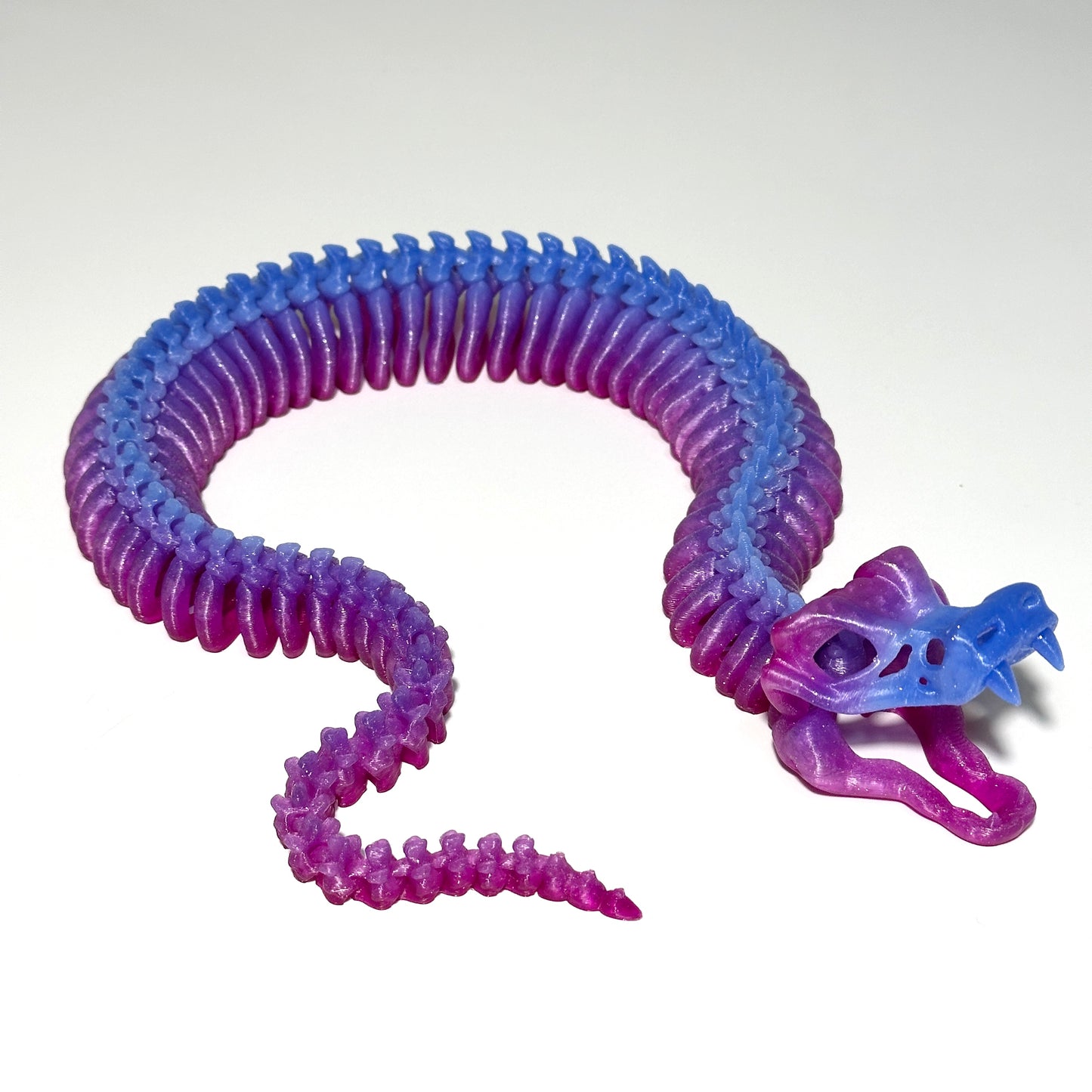 Flexi Skeleton Snake - 3D Printed Articulating Figure