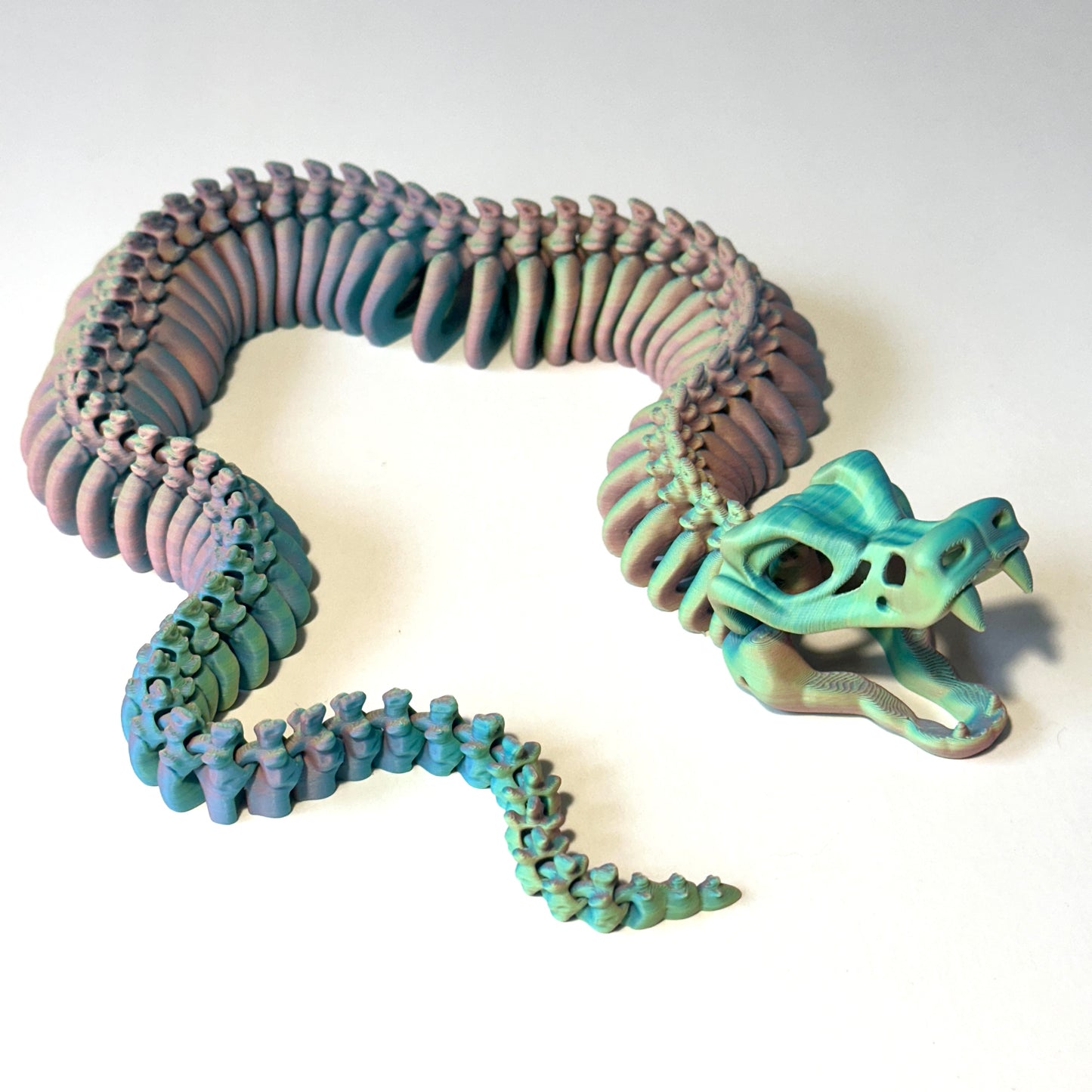 Flexi Skeleton Snake - 3D Printed Articulating Figure