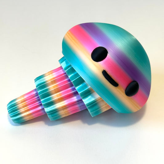 Giant Flexi Jellyfish (Jeffrey) - 3D Printed Articulating Figure