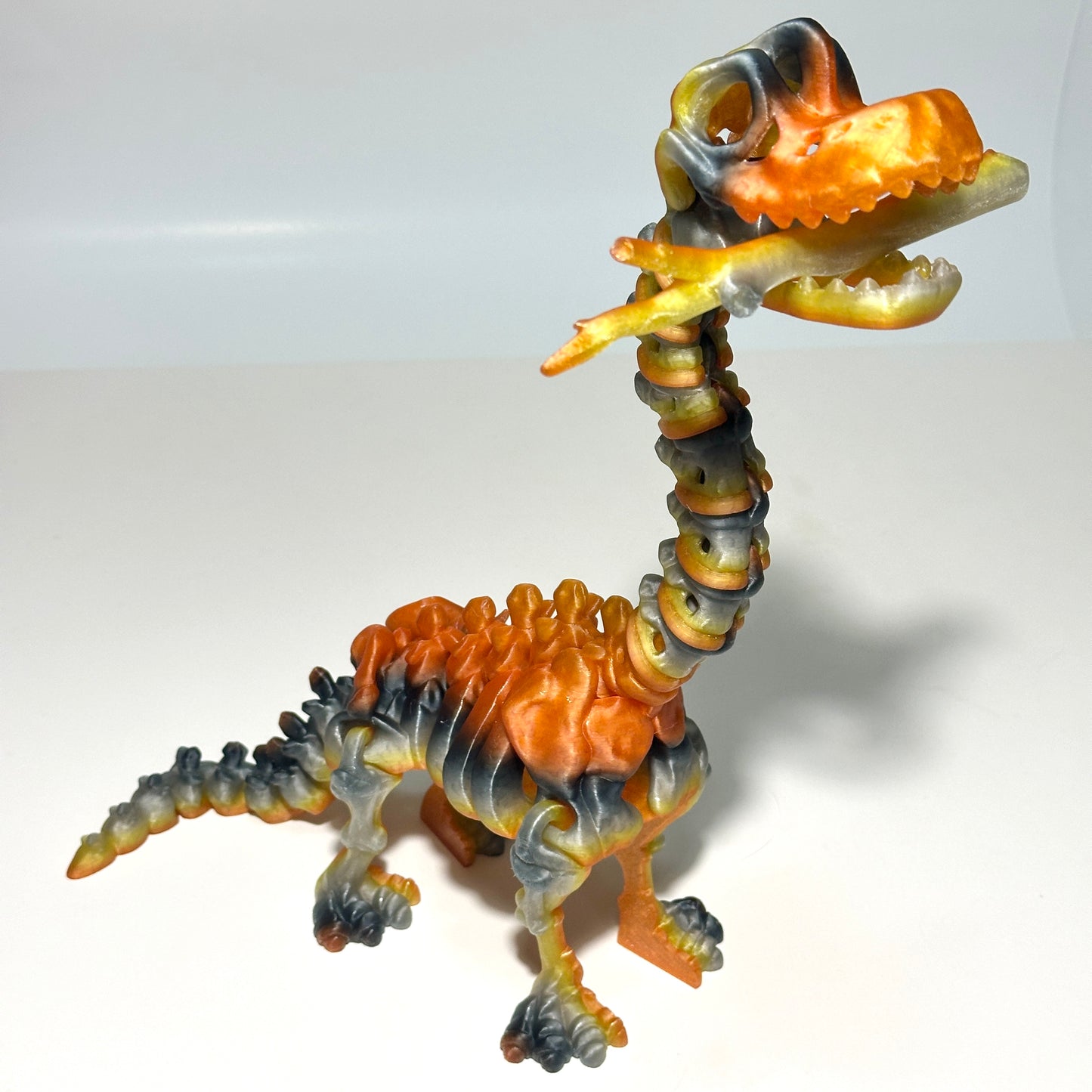 Flexi Skeleton Brachiosaurus - 3D Printed Articulating Figure