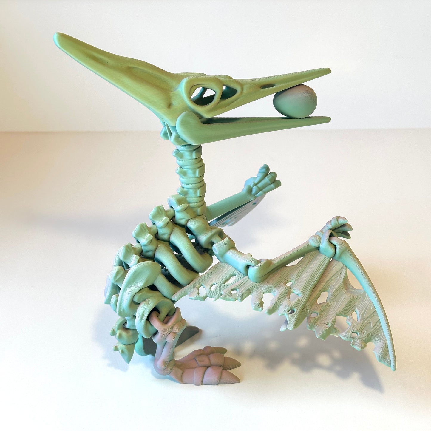 Giant Skeleton Pteranodon - 3D Printed Articulating Figure