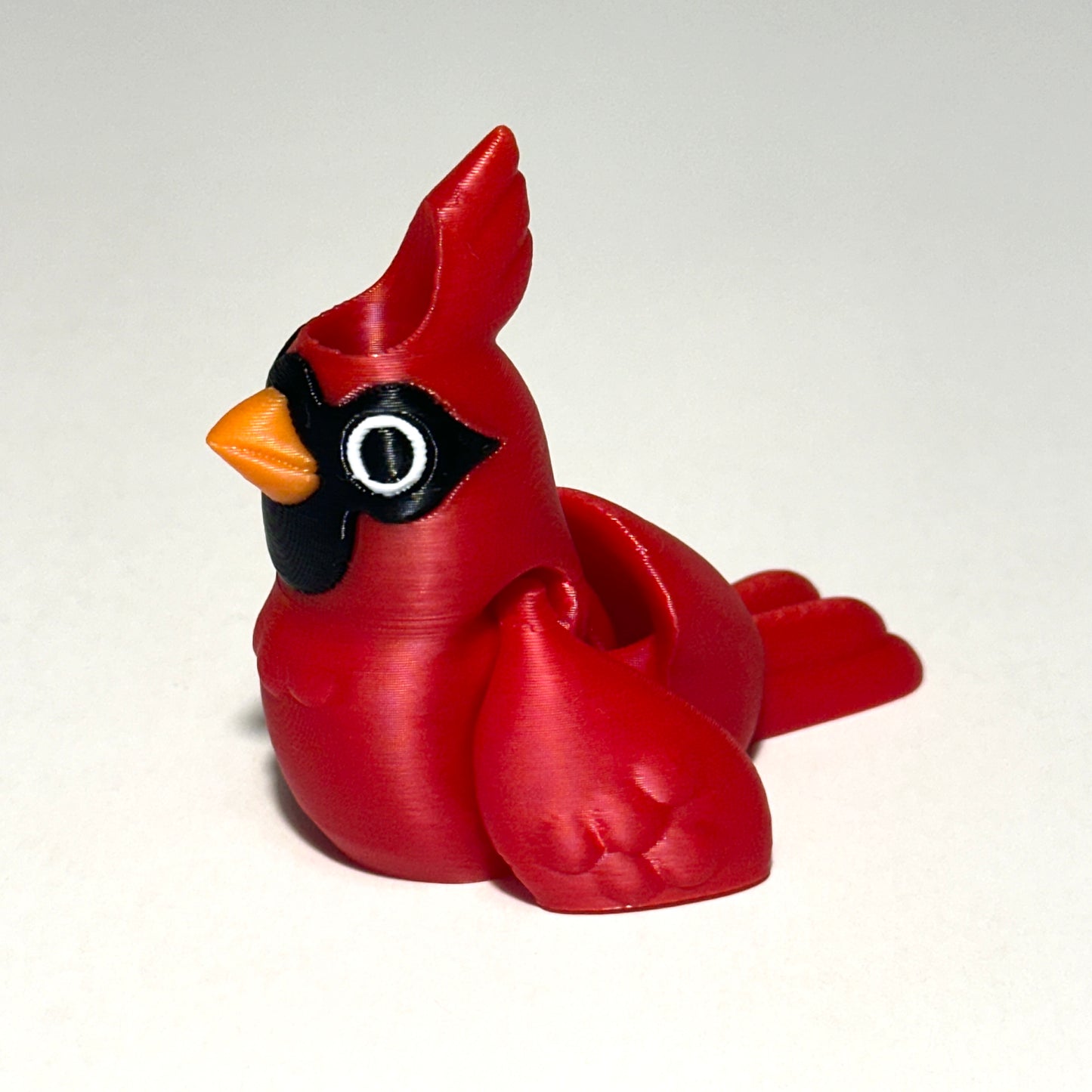 Cardinal Straw Topper - 3D Printed Articulating Figure