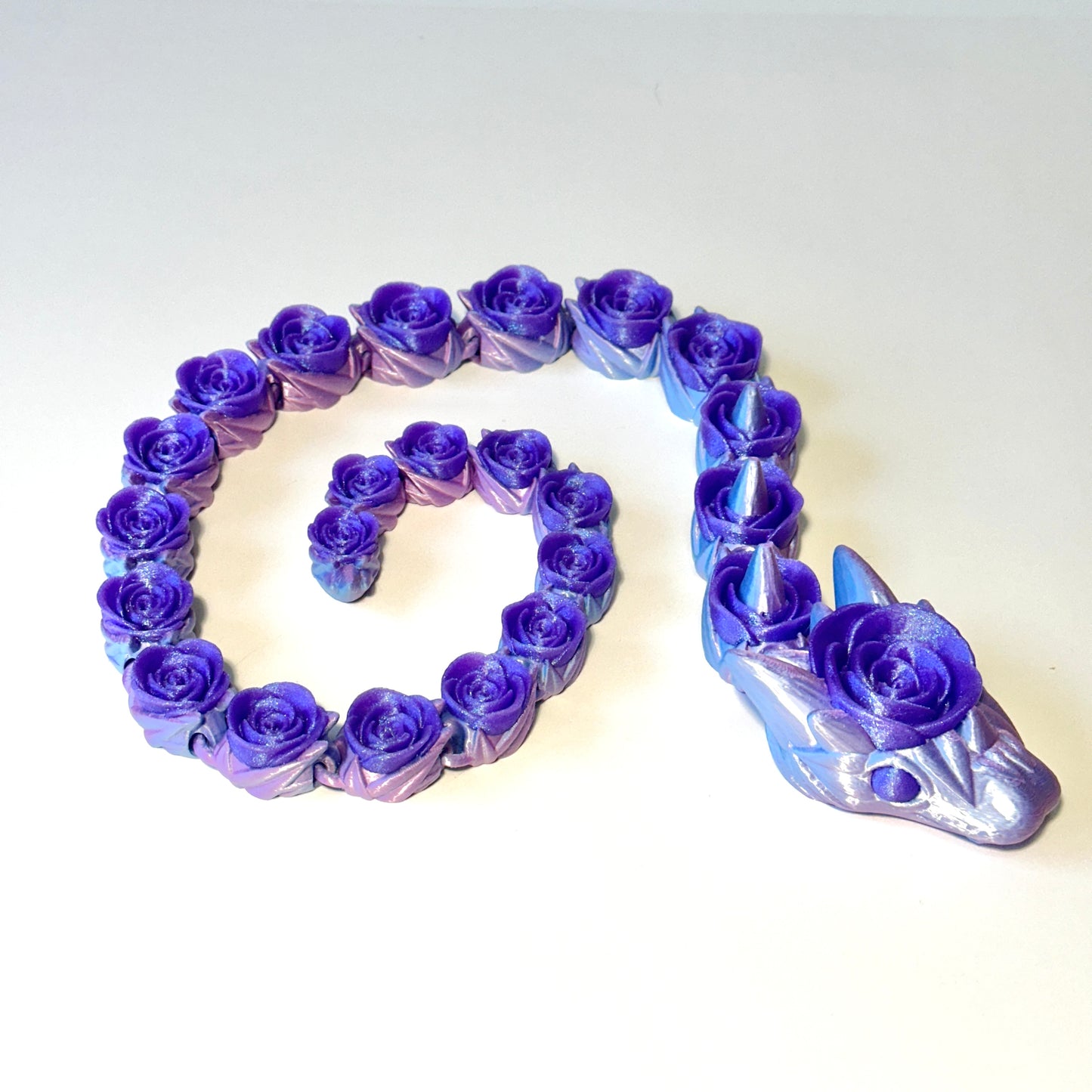 Large Rose Snake - 3D Printed Figurine