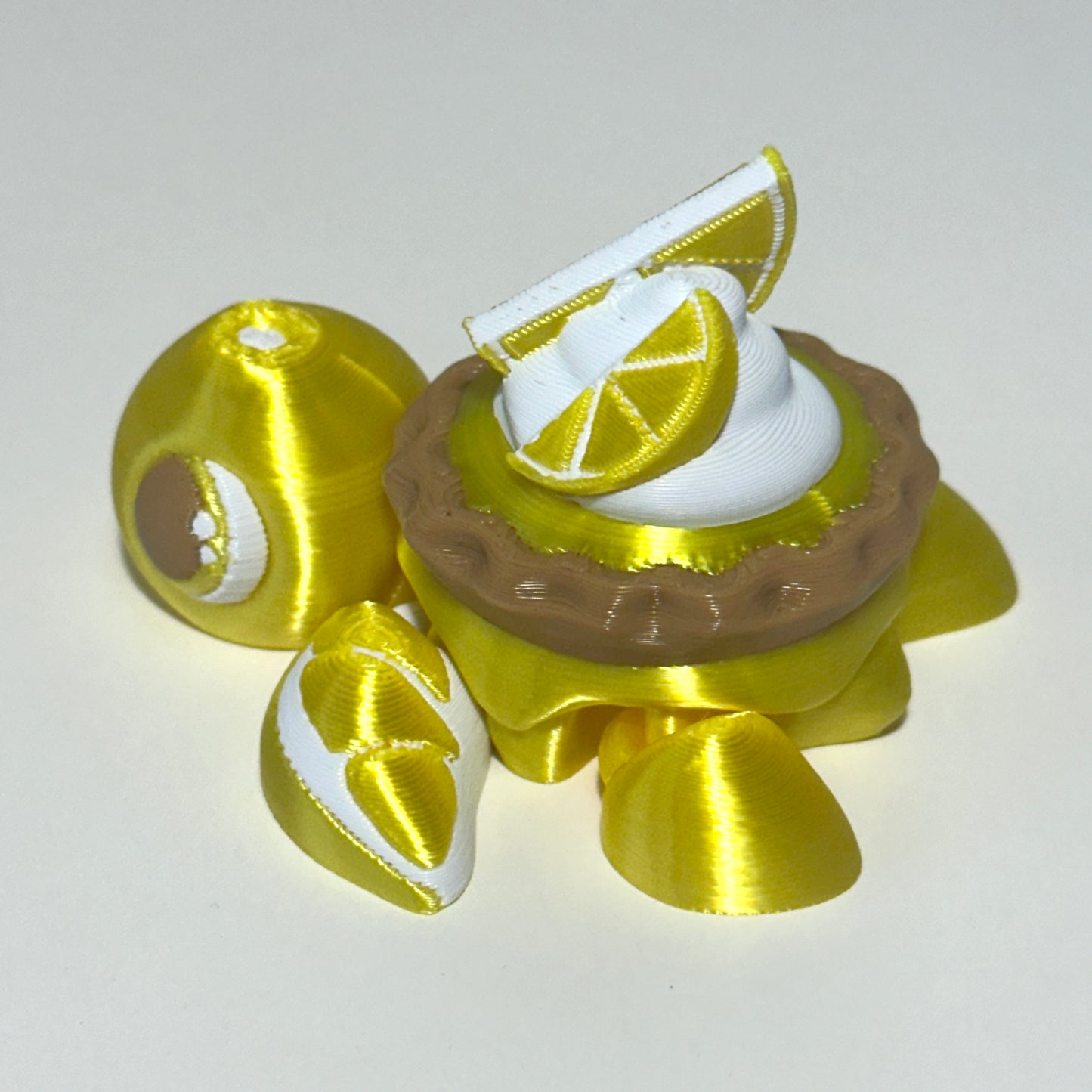 Citrus Pie Turtle - 3D Printed Articulating Figure