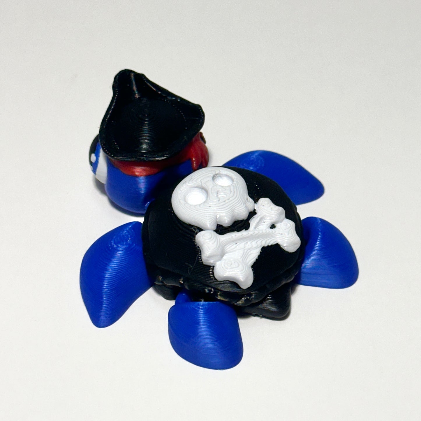 Pirate Turtle - 3D Printed Articulating Figure