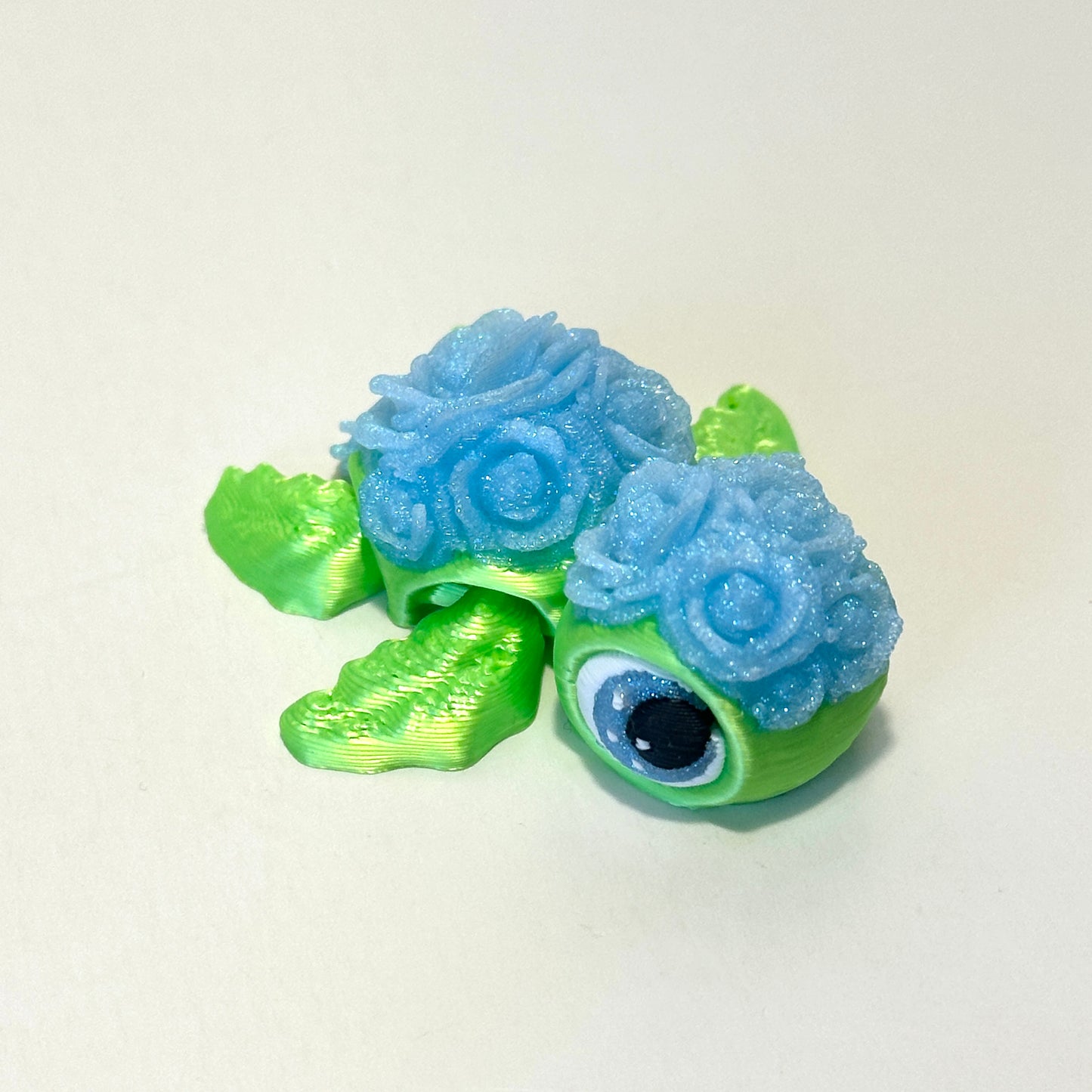 Rose Turtle - 3D Printed Articulating Figure