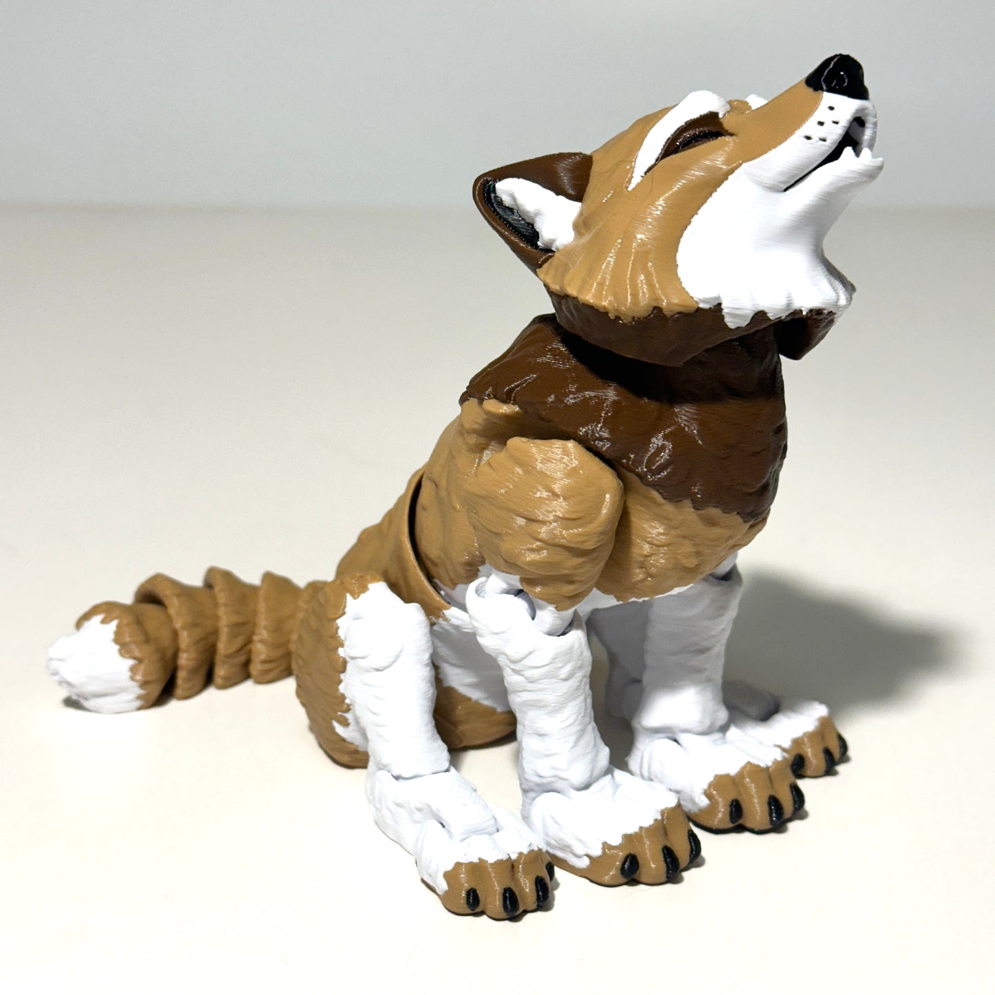 Flexi Wolf - 3D Printed Articulating Figure