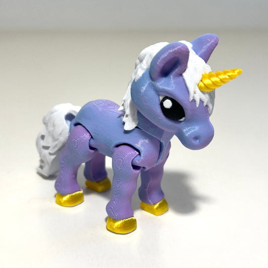 Flexi Unicorn - 3D Printed Articulating Figure