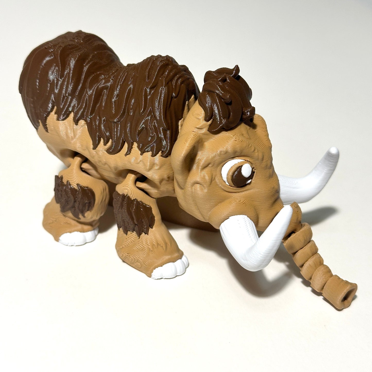 Flexi Mammoth - 3D Printed Articulating Figure