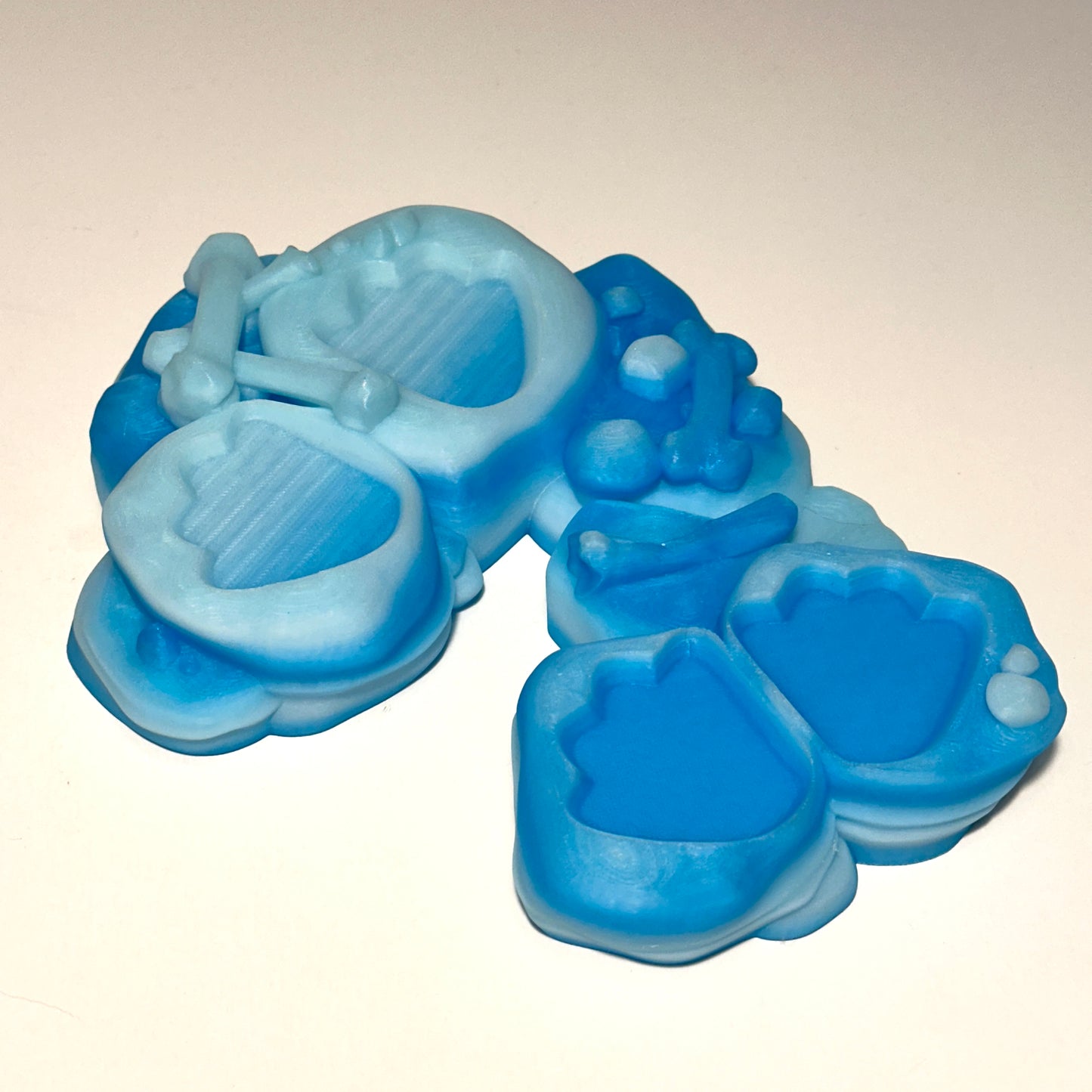 Giant Flexi Skeleton Saber Tooth Tiger - 3D Printed Articulating Figure