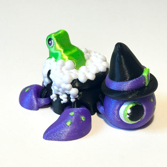 Witch Turtle - 3D Printed Articulating Figure
