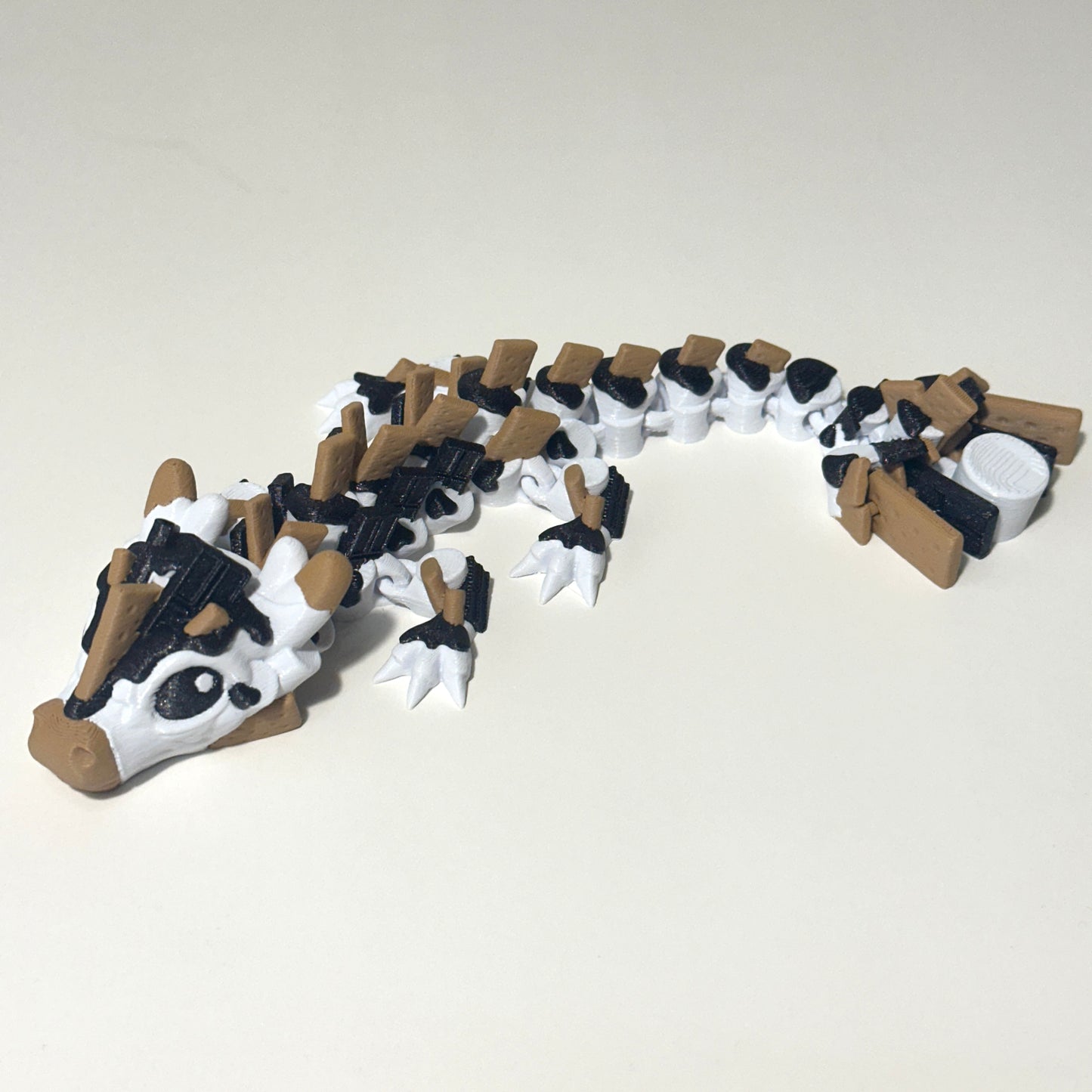 Baby S'mores Dragon - 3D Printed Articulating Figure
