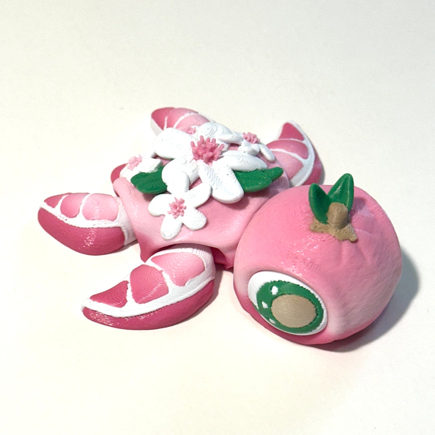 Fruit Blossom Turtle - 3D Printed Articulating Figure
