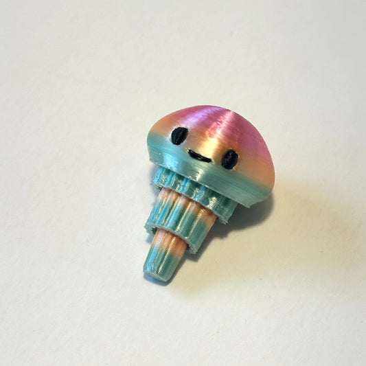 Jeffrey the Tiny Jellyfish - 3D Printed Articulating Figure