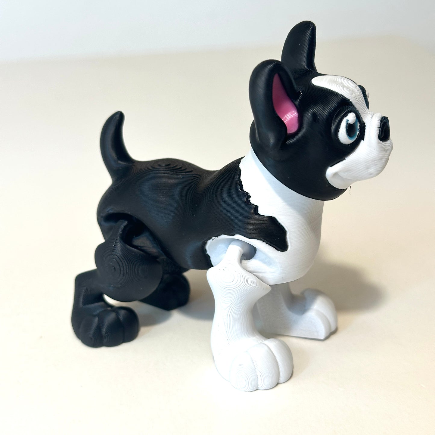 Flexi Boston Terrier - 3D Printed Articulating Figure