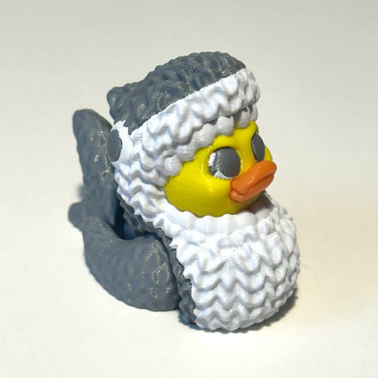 Knit Shark Duck - 3D Printed Articulating Figure