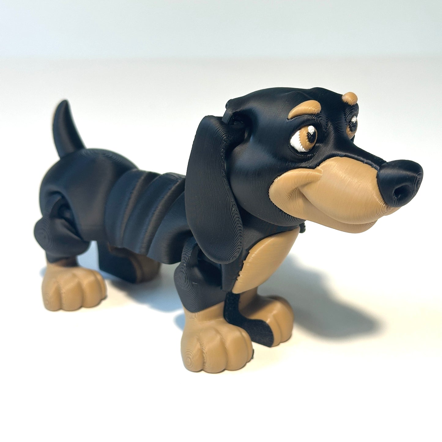 Flexi Dachshund - 3D Printed Articulating Figure
