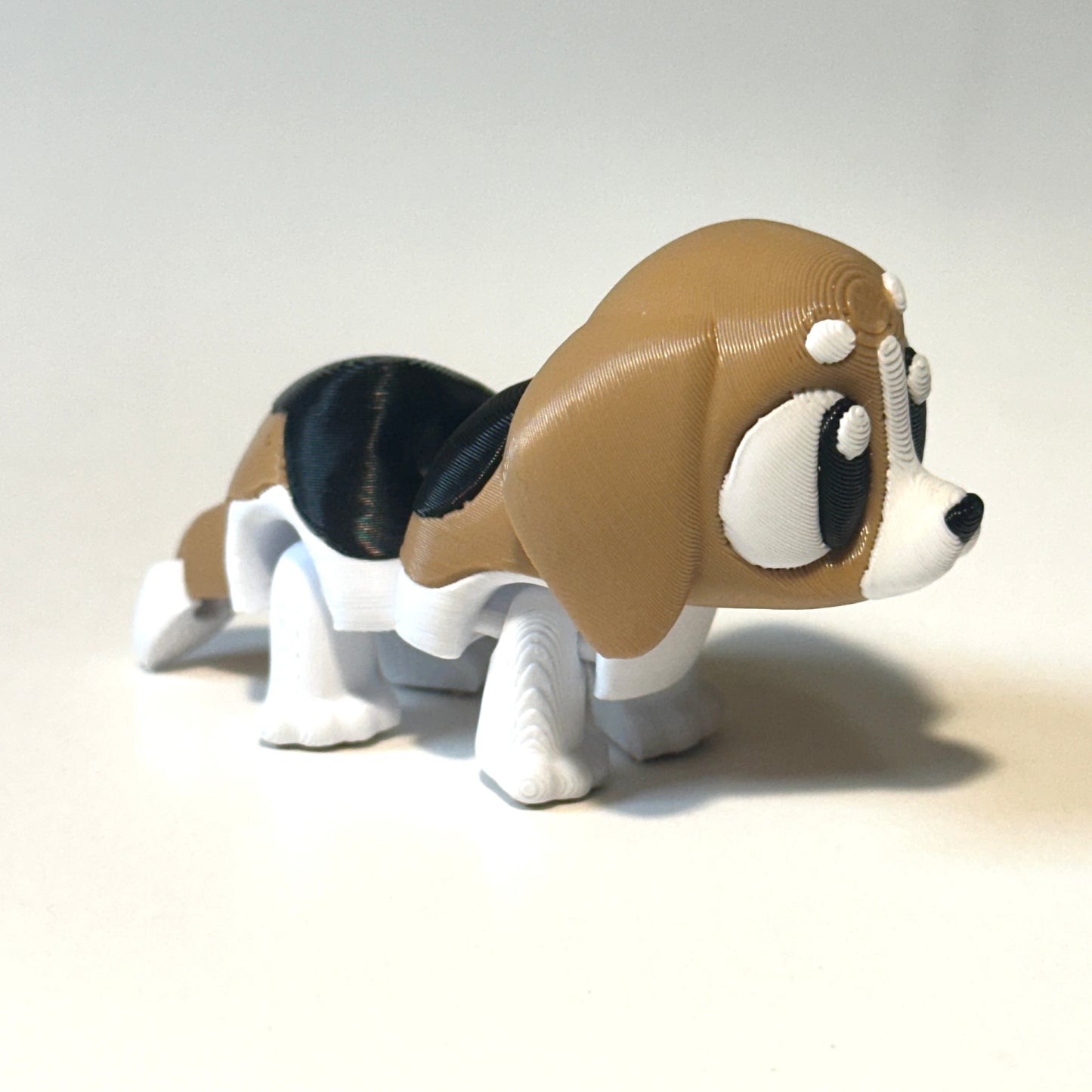 Flexi Baby Beagle - 3D Printed Articulating Figure