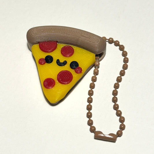 Pizza Slice Keychain - 3D Printed Articulating Figure
