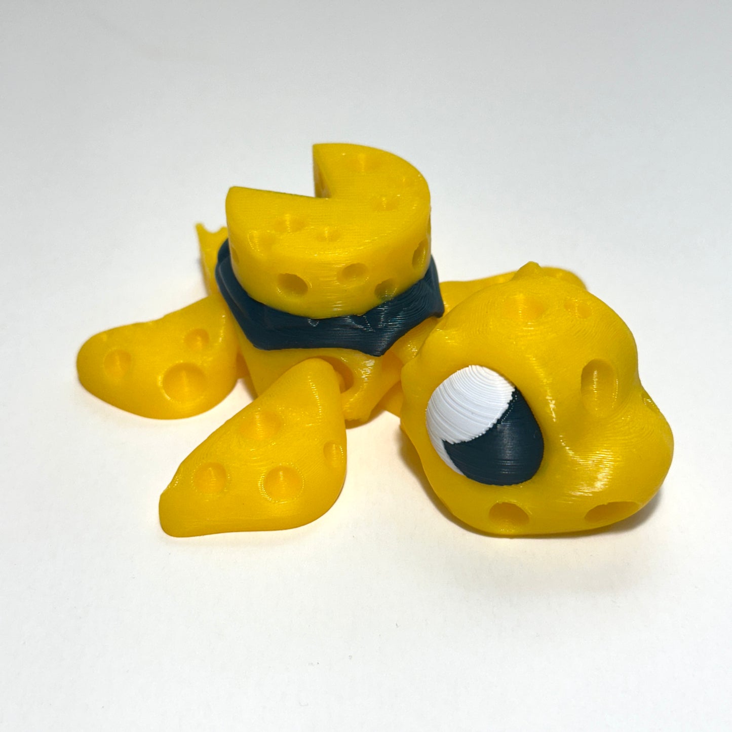 Swiss Cheese Turtle - 3D Printed Articulating Figure