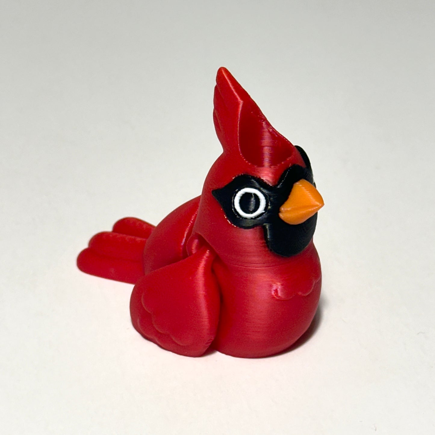 Cardinal Straw Topper - 3D Printed Articulating Figure