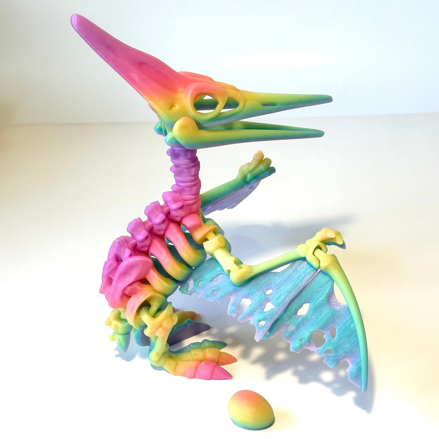 Giant Skeleton Pteranodon - 3D Printed Articulating Figure
