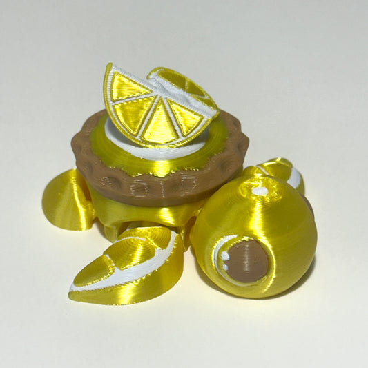 Citrus Pie Turtle - 3D Printed Articulating Figure