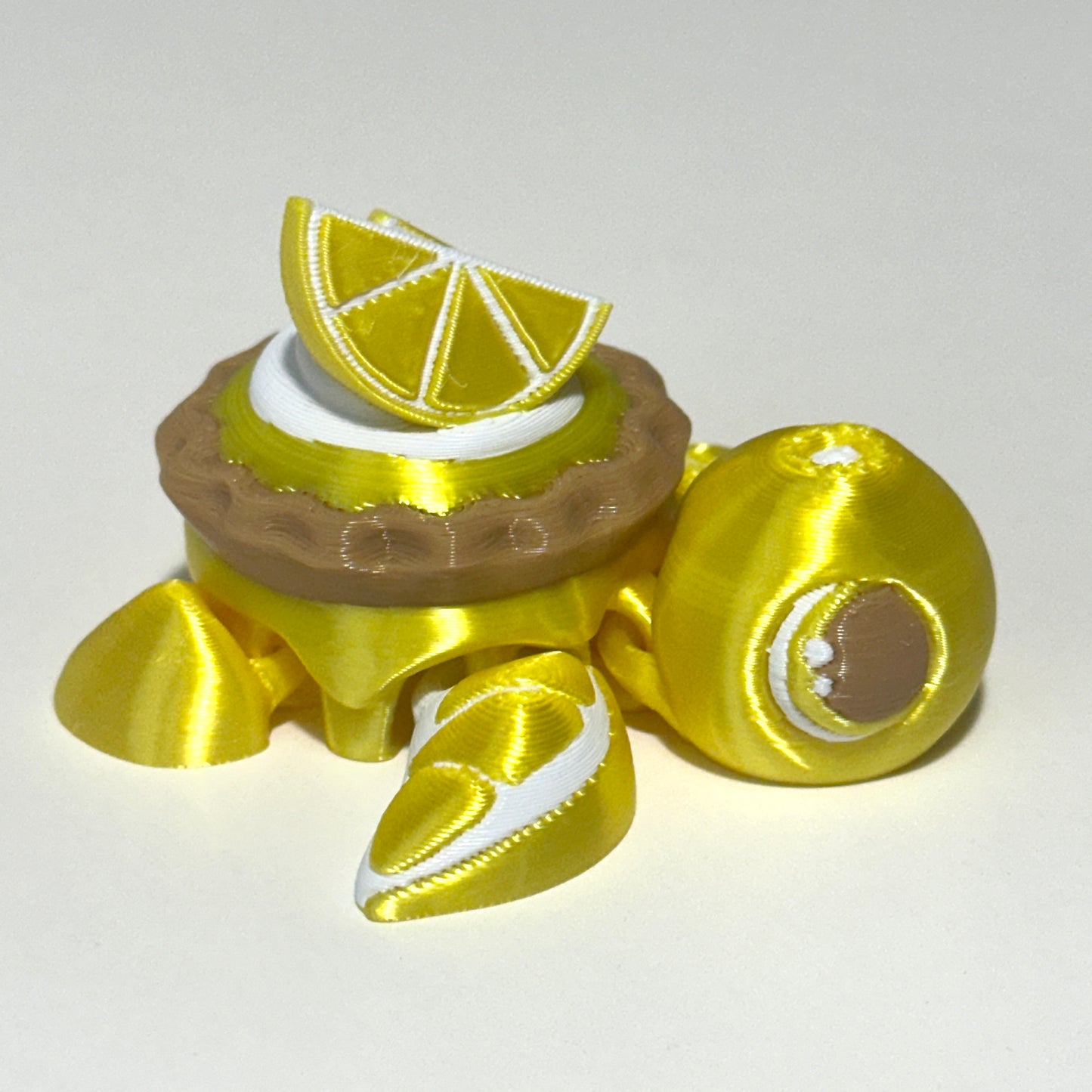 Citrus Pie Turtle - 3D Printed Articulating Figure