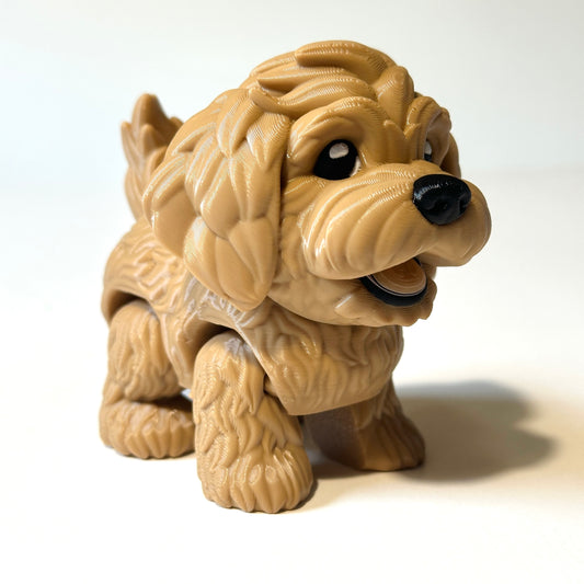 Goldendoodle - 3D Printed Articulating Figure