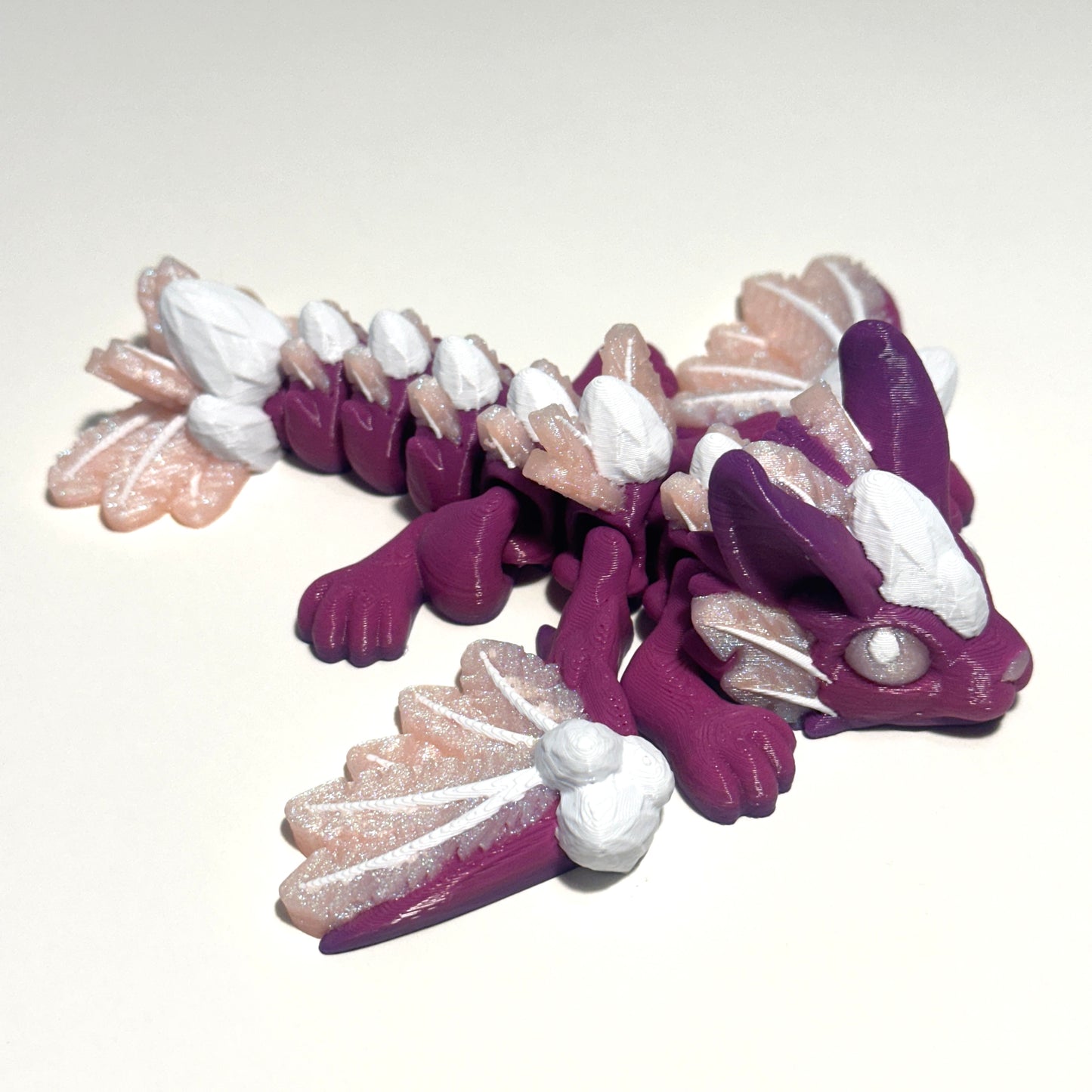 Baby Bunny Wyvern - 3D Printed Articulating Figure