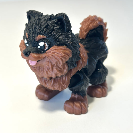 Flexi Pomeranian - 3D Printed Articulating Figure