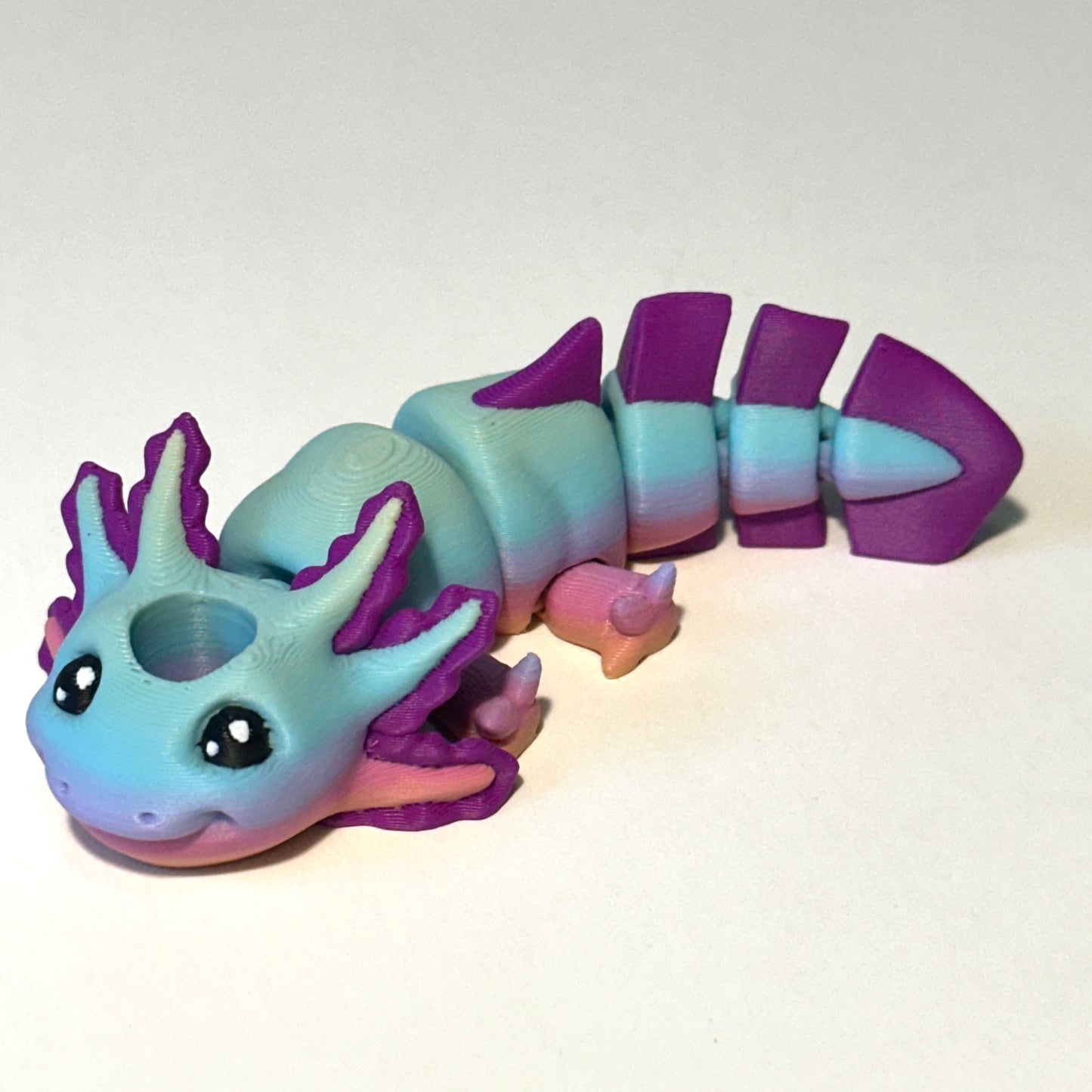 Baby Axolotl - 3D Printed Articulating Figure