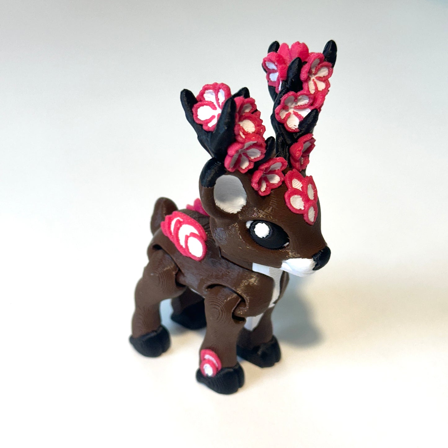 Blossom Deer - 3D Printed Articulating Figure