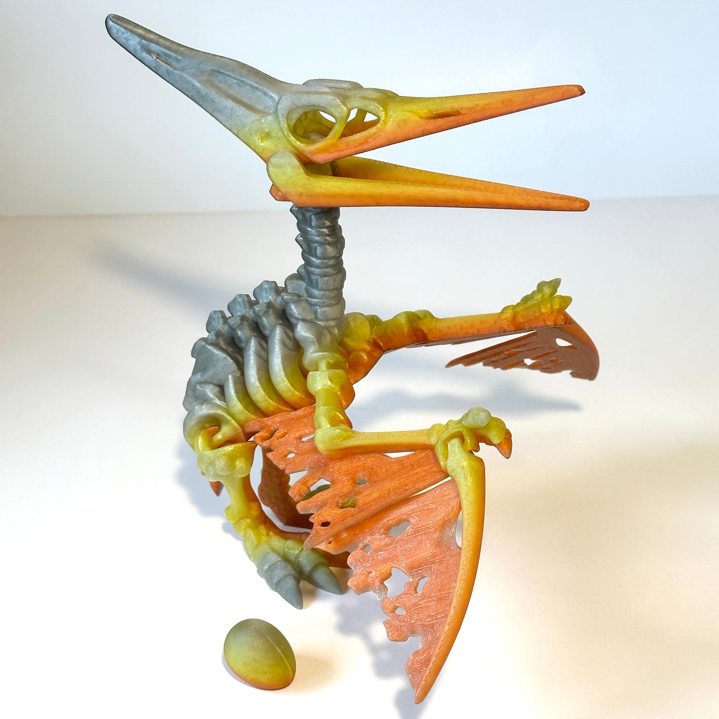 Giant Skeleton Pteranodon - 3D Printed Articulating Figure