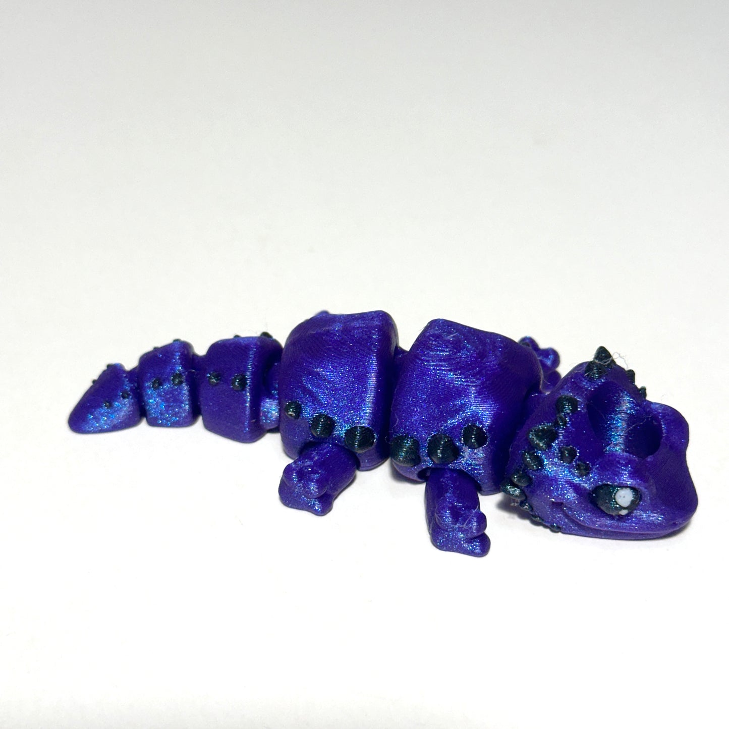 Bearded Dragon Straw Topper - 3D Printed Articulating Figure