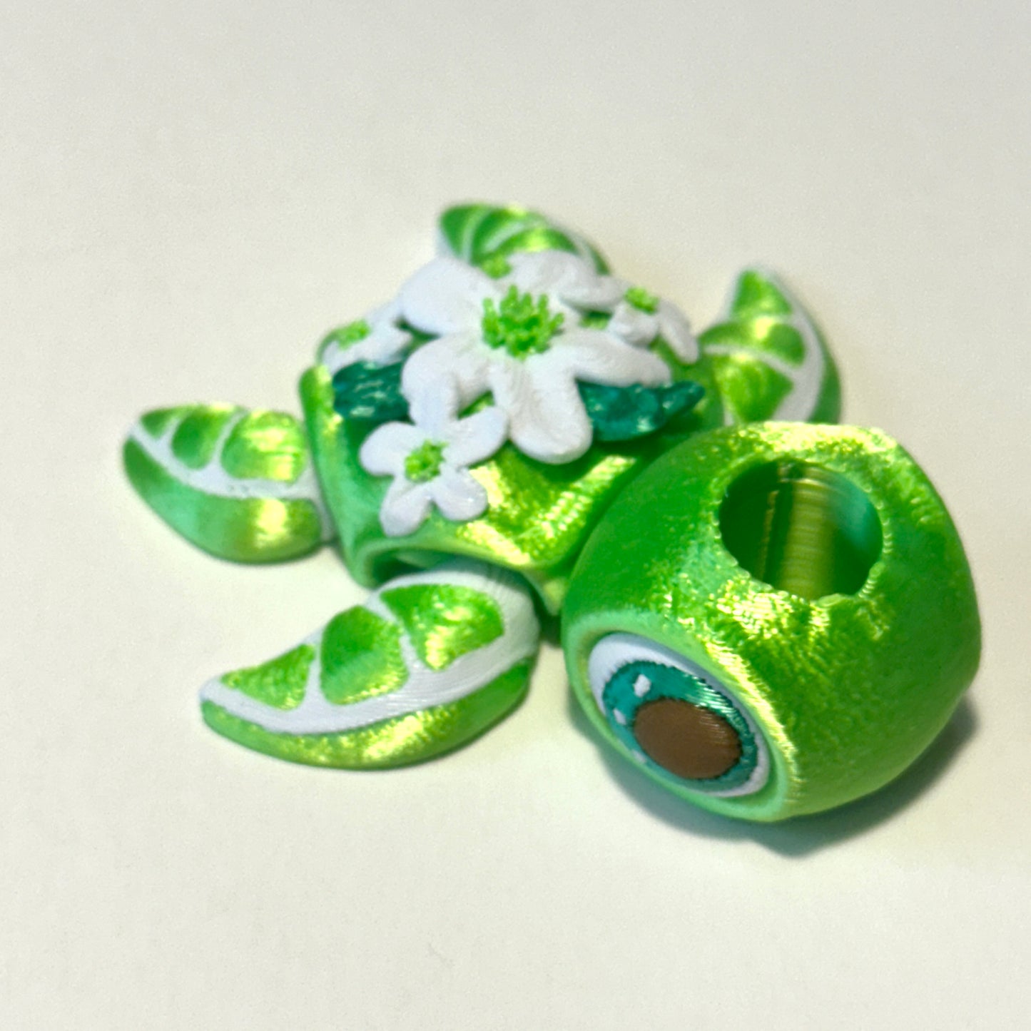 Fruit Blossom Turtle - 3D Printed Articulating Figure
