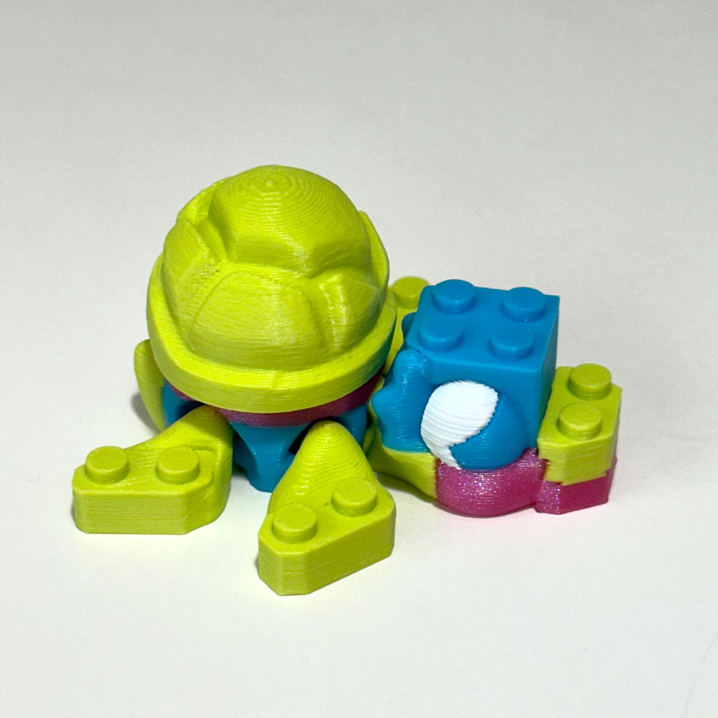 Bricky Turtle - 3D Printed Articulating Figure