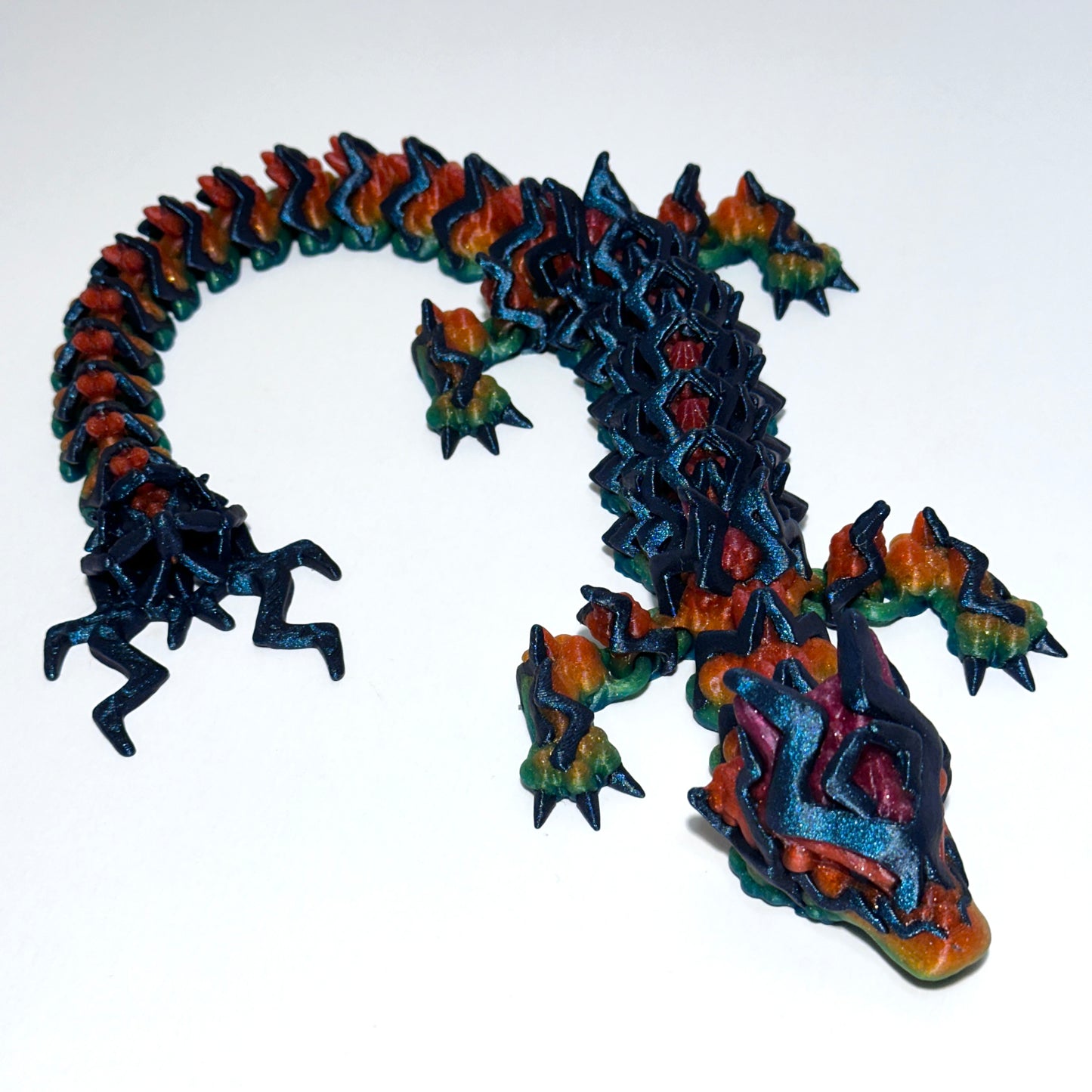 Large Storm Dragon - 3D Printed Articulating Figure