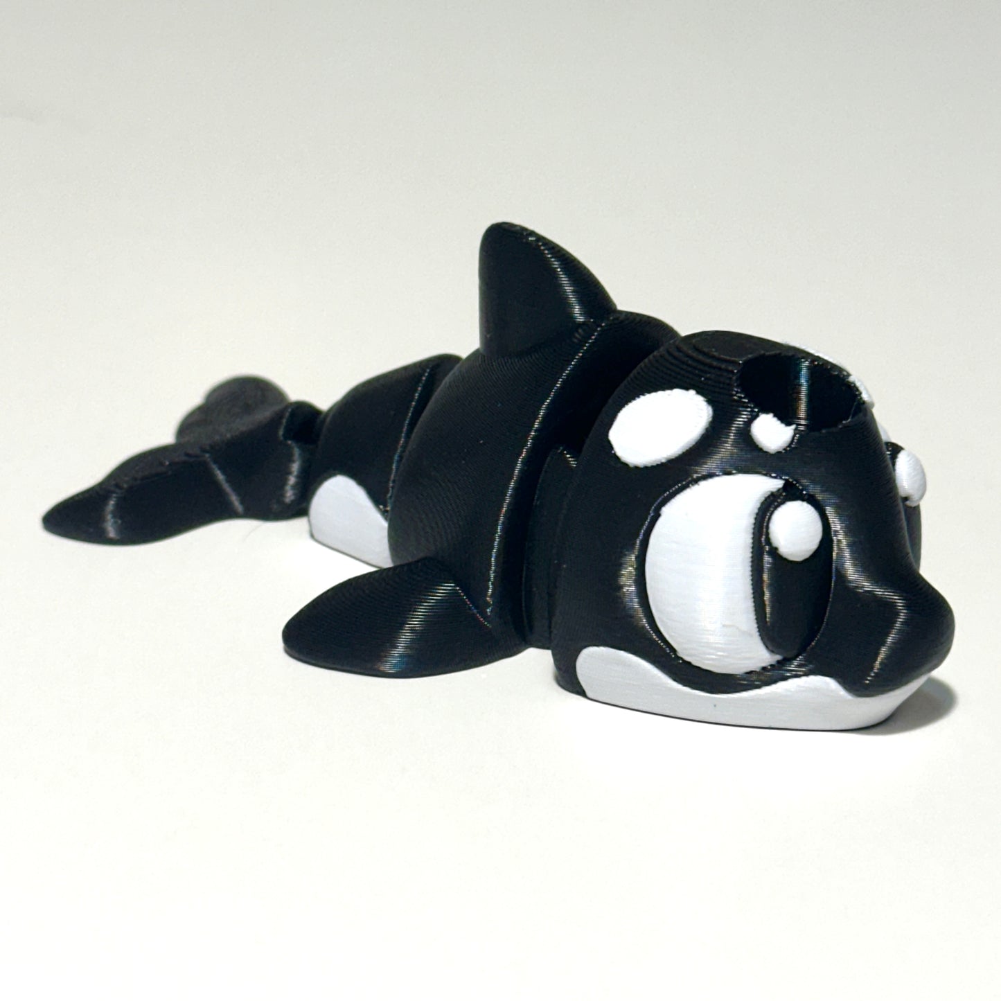 Orca Straw Topper - 3D Printed Articulating Figure