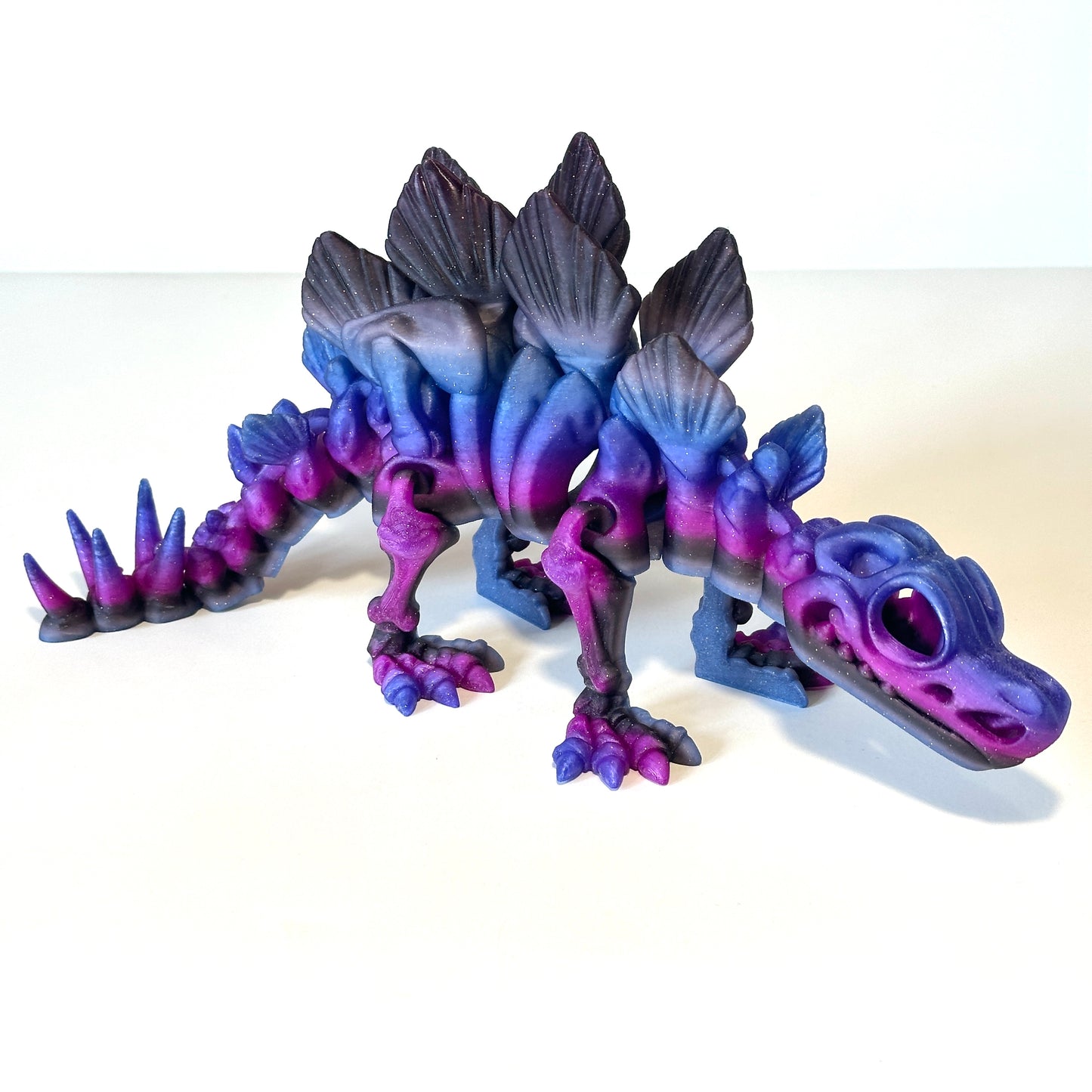 Giant Flexi Skeleton Stegosaurus - 3D Printed Articulating Figurines