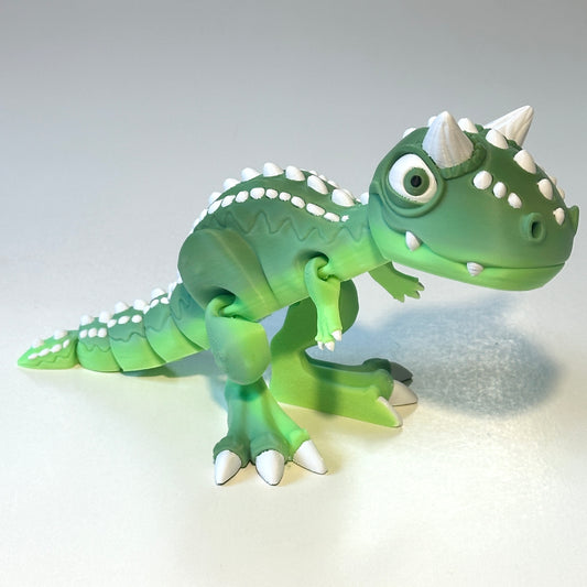 Flexi Carnotaurus - 3D Printed Articulating Figure