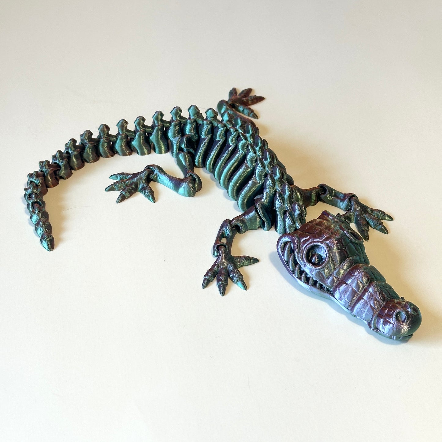 Flexible Crocodile - 3D Printed Articulating